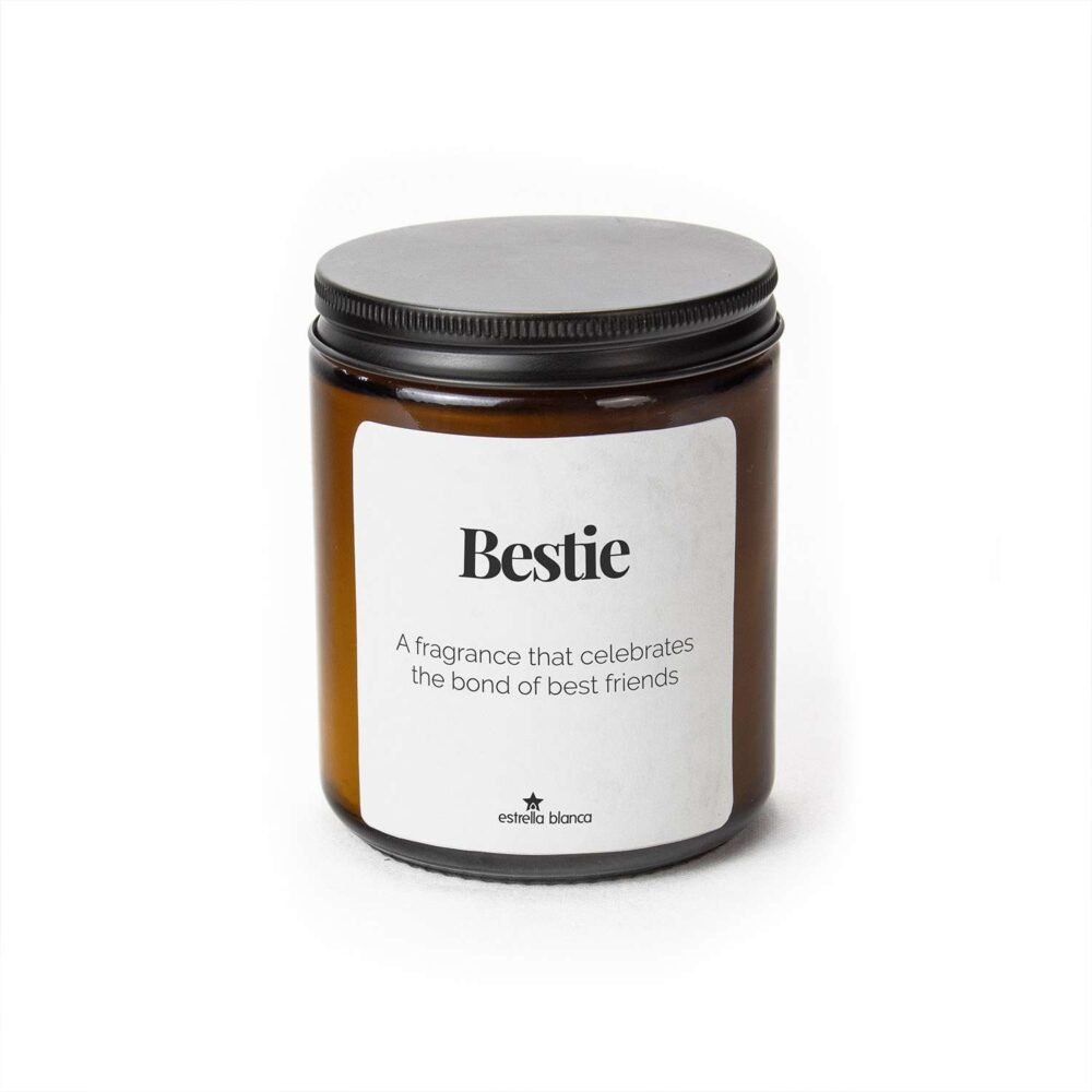 Bestie - Scented Candle Vanilla 9oz Amber Jar