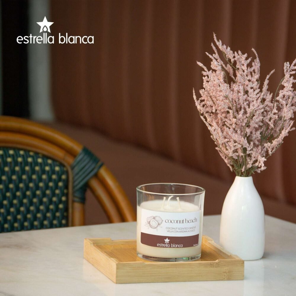 Coconut Beach Scented Candle - Premium Soy Wax for Home - Image 11