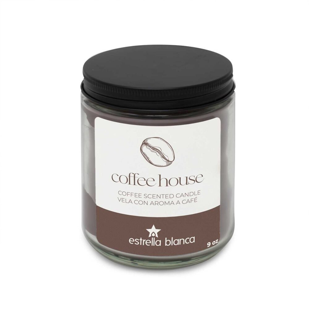 Aromatic Coffee House Scented Candle Glass Jar - Image 11