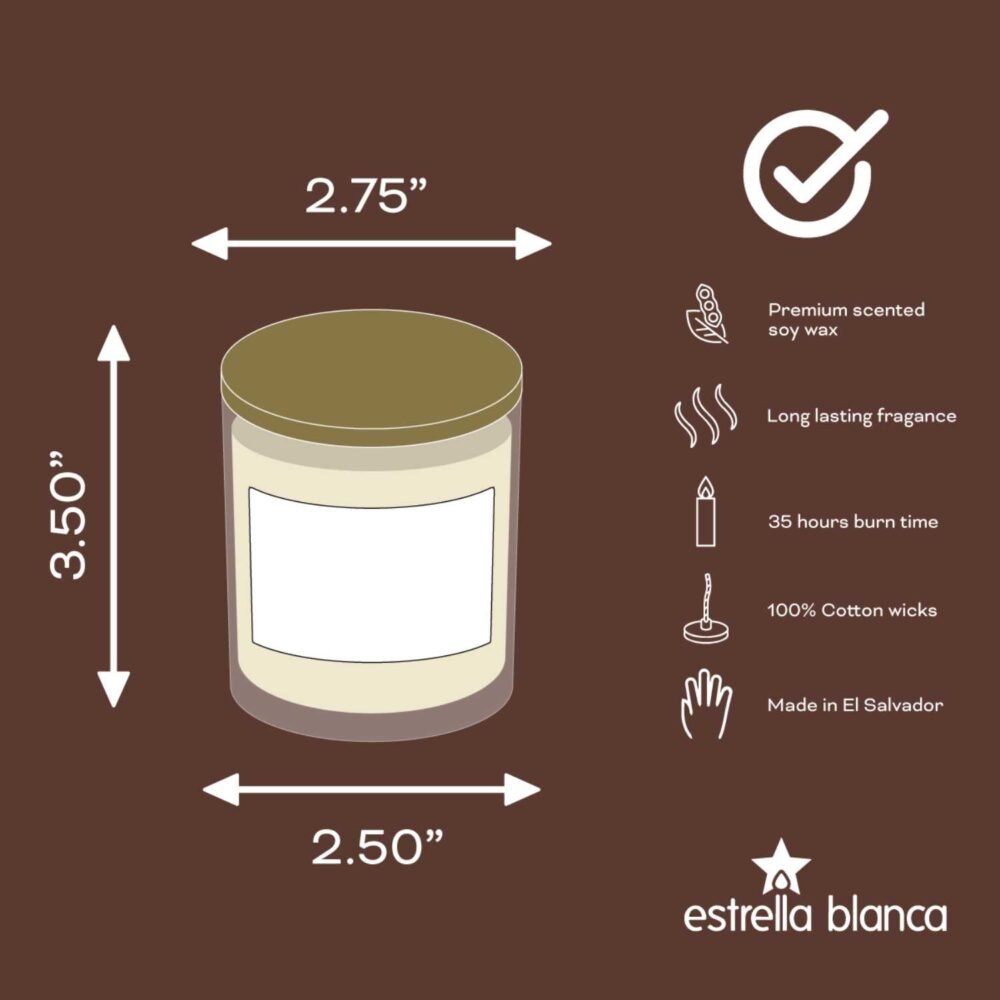 Aromatic Coffee House Scented Candle Glass Jar - Image 10
