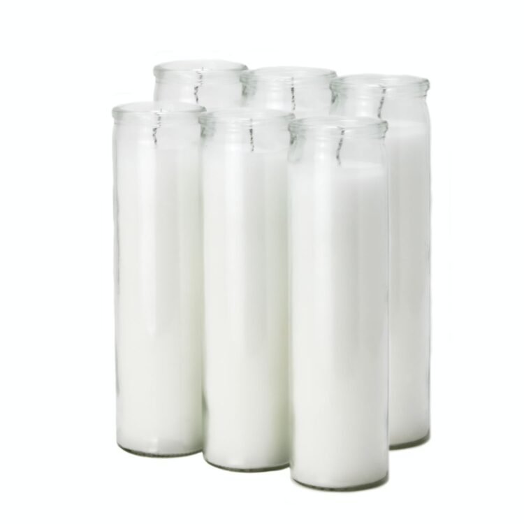 Devotional Candles White - 6 pack