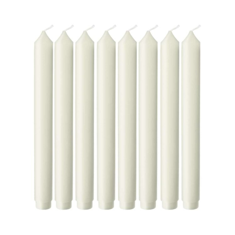 Ivory Dinner Candles