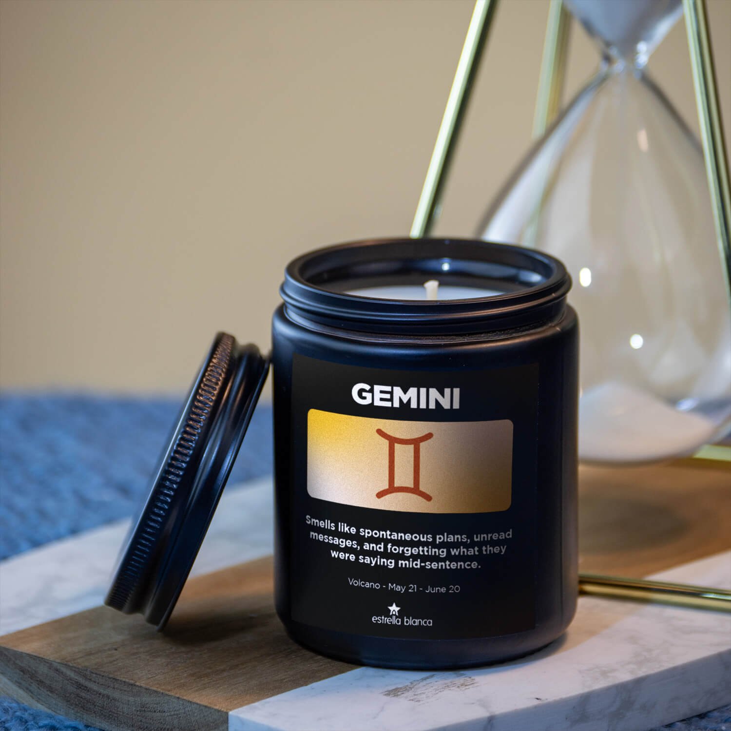Zodiac Gemini Candle - Image 4