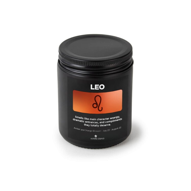 Zodiac Leo Candle