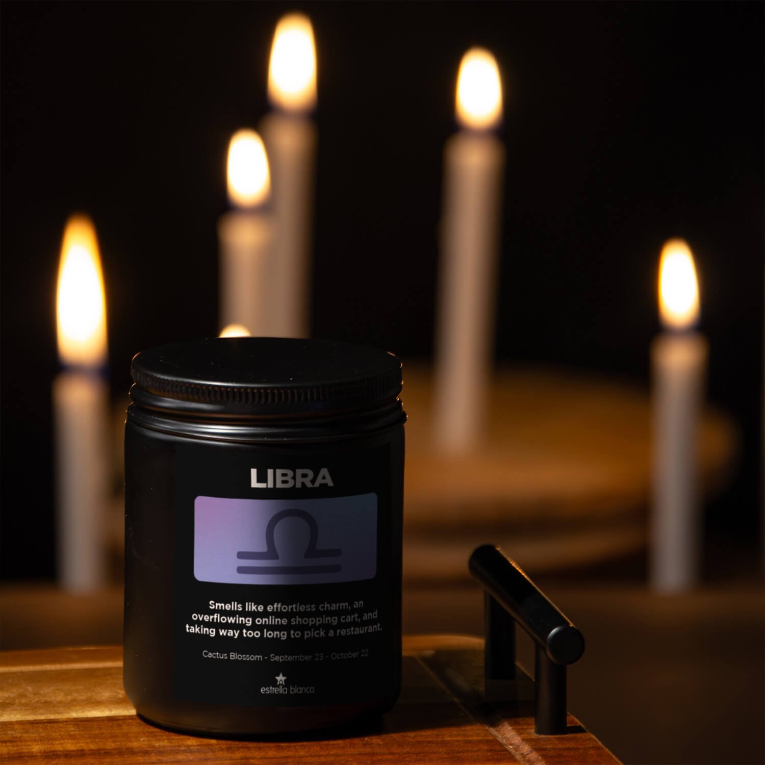 Zodiac Libra Candle - Image 3