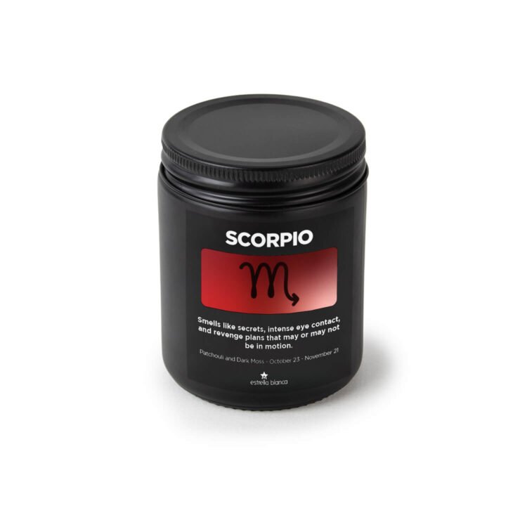 Zodiac Scorpio Candle