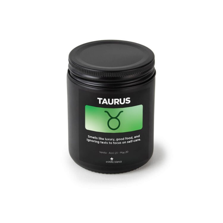 Zodiac Taurus Candle