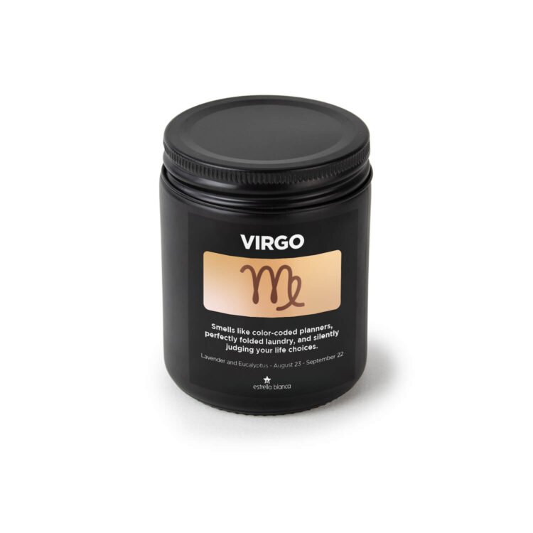 Zodiac Virgo Candle