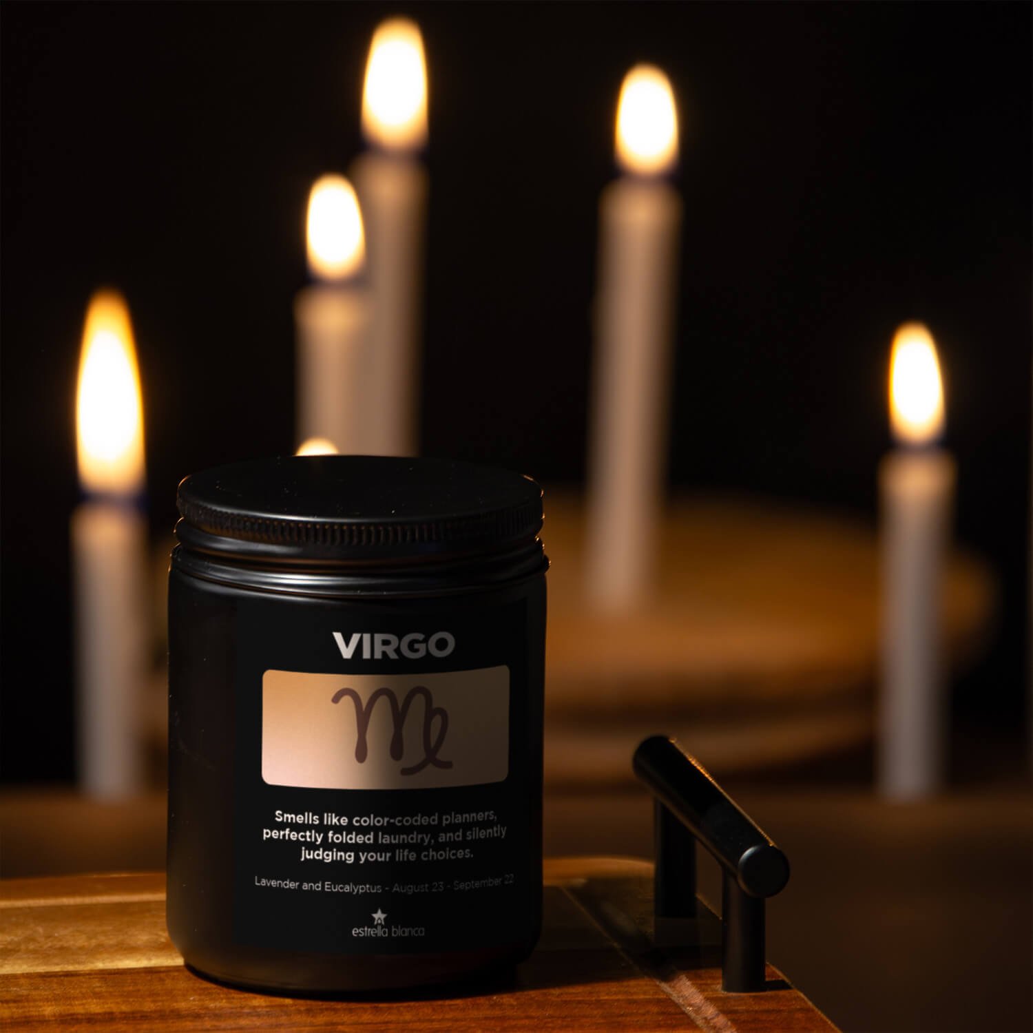 Zodiac Virgo Candle - Image 3