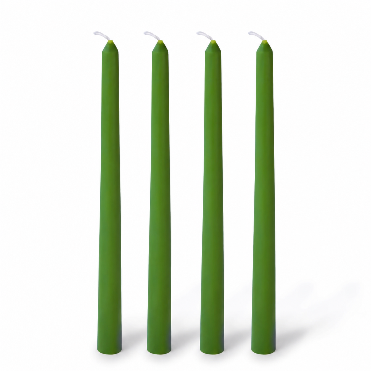 Taper Candles 10 inch - 4 pack (Dark Green)