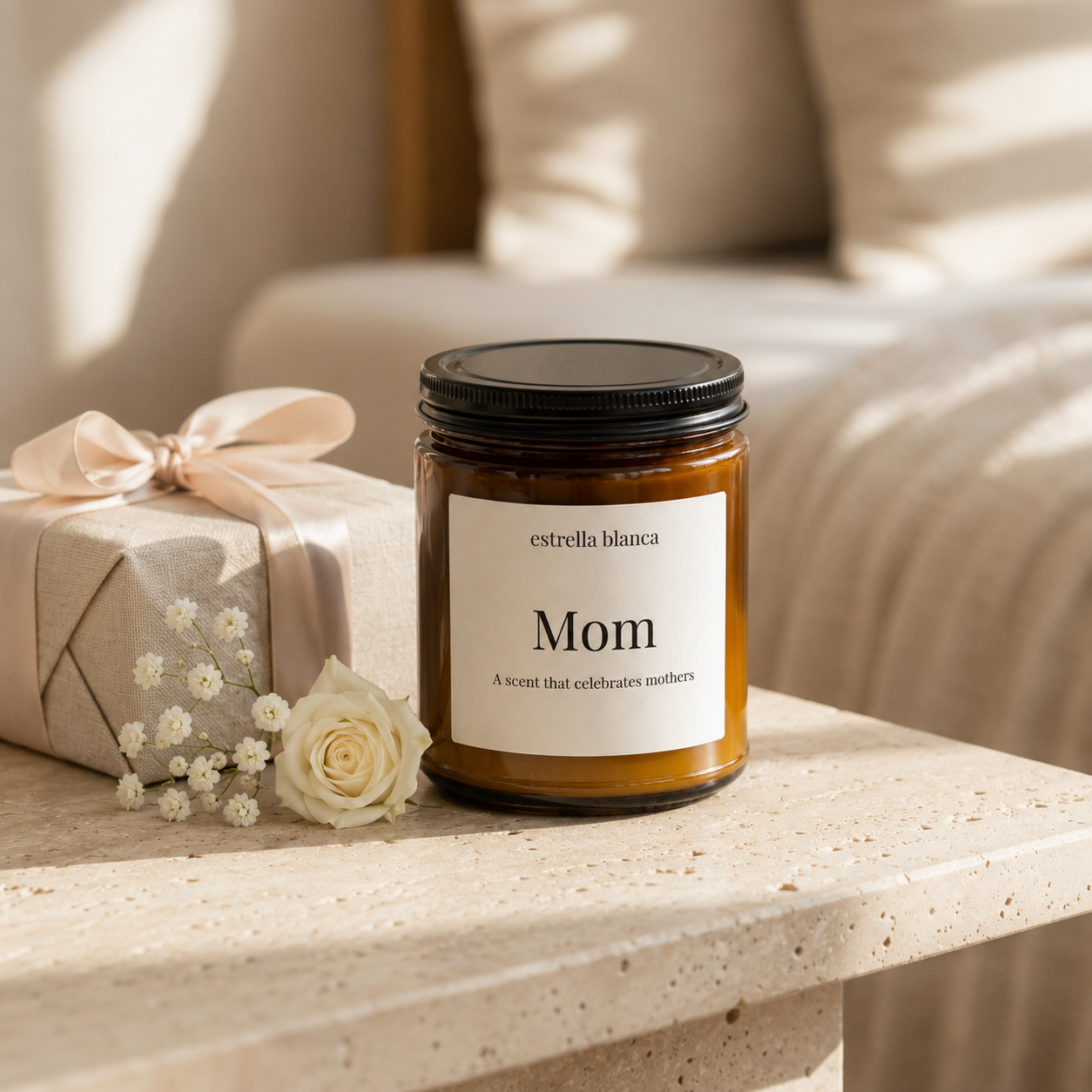Elegant candle gift box for SEO candle gift sets page